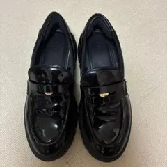 厚底ローファー　黒　ZARA 39