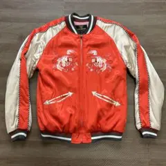 ち*屋様 横須賀 スカジャン 赤 サテン ち*屋様 横須賀 スカジャン 赤 サテン - メルカリ