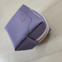 メタモン ポーチ 紫色 小型