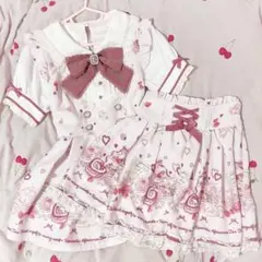 LIZLISA Many Hearts Afternoontea セットアップ