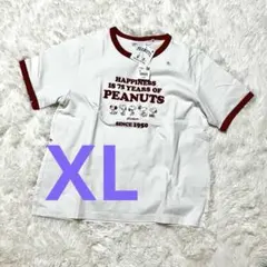 【新品】ユニクロ UT スヌーピー Tシャツ XL 白 PEANUTS