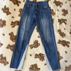 サイドスリット ハイウエストデニムパンツ(サイズ0)のサムネイル