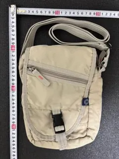 ショルダーバッグ　オールドユニクロ　ナイロン　ベージュ