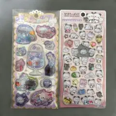 水シールウォーターinシール　ジュエルプチドロップシール　2シートセット