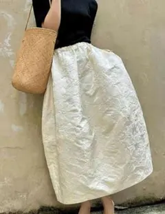 エンボス フラワースカート アンティカ アンスリード ザラ エンフォルド イエナ