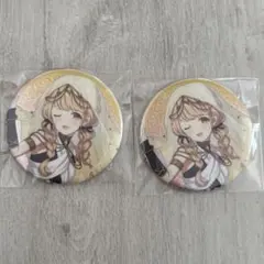 学マス 藤田ことね アニカフェ グリッター缶バッジ