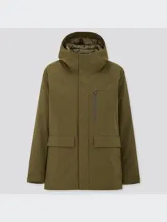 【希少XXL】ハイブリッドダウンパーカ オリーブ オンライン限定 ビッグサイズ