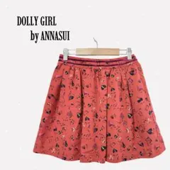 ドリーガールバイアナスイ【S】フレアスカート ミ二 マルチカラー ハート レッドのサムネイル