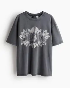 H&M オーバーサイズ プリント Tシャツ
