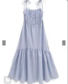 中町綾 リボンストラップギャザーキャミワンピース[tg671]