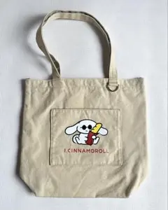 アイシナモロール　トートバッグ　サンリオキャラクターズ　シナモンロール