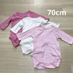 ❤︎ベビー下着　長袖　ロンパース❤︎