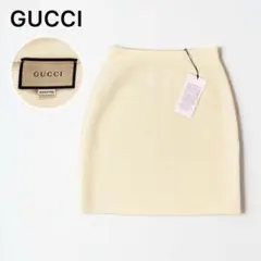 美品 タグ付 GUCCI グッチ ミニ丈 タイトスカート 38 白 #M26 2026年最新】GUCCI 季節：オールシーズン レディース ミニ丈 タイト