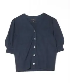 【新品未使用】BANANA REPUBLIC フォーエバーカーディガン ネイビーのサムネイル