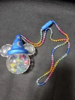 送料無料ミッキーマウス LEDネックレス1回使用