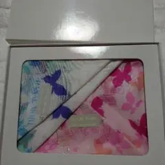 ハンカチ 2枚セット 蝶々柄