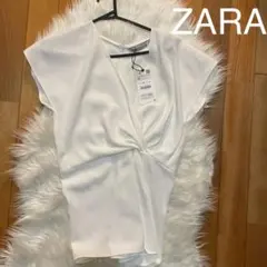ZARA半袖V  M