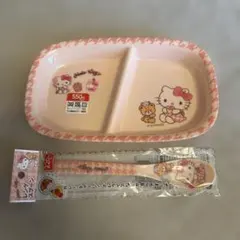 ダイソー サンリオ 食器 プレート レンゲスプーン セット - メルカリ