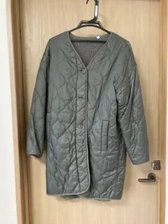 ほぼ新品※ノーカラーキルティング アウターフリーサイズ更に値下げ