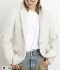 新品 L'Appartement LOOP CUT SHAGGY JACKETのサムネイル