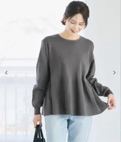 coca バックパールフレアニット