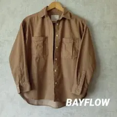 BAYFLOW コーデュロイシャツ ブラウンベージュ М 長袖 ベイフローのサムネイル
