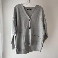 Lugnoncure グレー カーディガン