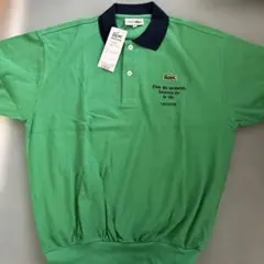 LACOSTE グリーン ネイビー ポロシャツ サイズ3 (M)