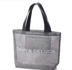 DEAN&DELUCA ディーン&デルーカ メッシュトートバッグ グレー L