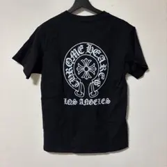 クロスパッチ　黒Tシャツ　Mサイズ