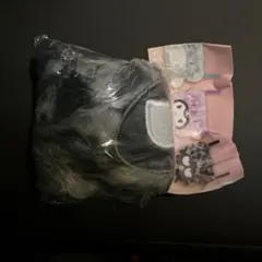 ラテクマぬいぐるみポシェット　サンリオ　ガチャガチャ　バツ丸