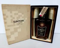未開栓 古酒 サントリー CREST 12年 ウイスキー ヴィンテージ 箱付きのサムネイル
