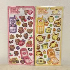 【国内正規品】平成はっぴーフォン　サンリオ　日焼けキティ　ポムポムプリン