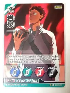 10-55 ハイキュー バボカ 10 岩泉一 カード 青城 青葉城西