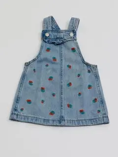【美品】gap デニム ワンピース ジャンパースカート 3歳