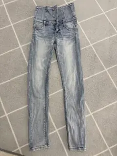 GYDA ハイウエストスキニーデニム XS