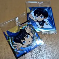 ハイキュー!! 影山飛雄 シールウエハース 排球レア ゴミ捨て場の決戦 烏野高校