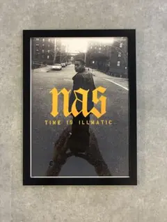 【額付】A4アートポスター Nas/HIPHOP