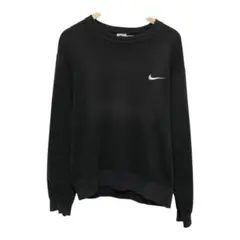 90s NIKE ナイキ　ビンテージスウェットトレーナー　スウォッシュ刺繍ロゴ