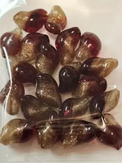 8204 ベネチアンビーズ ポテト ロッソ 20個