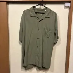 【シルク100% カーキ】Tommy Bahama トミーバハマ　シャツのサムネイル