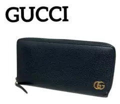 GUCCI ラウンドファスナー 長財布 マーモント