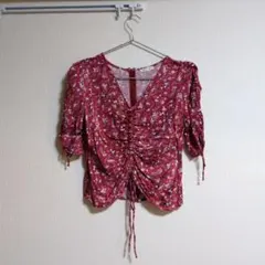 FRAY I.D 花柄 半袖シャツ