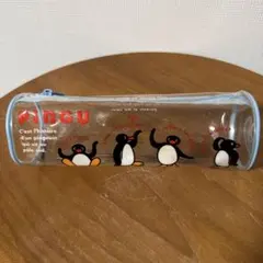 【1995年当時物】ピングー PINGU クリアペンケース 円筒型 レトロ 筆箱