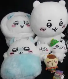 《ちいかわぬいぐるみ・マスコット　６個セット》ＵＳＥＤのサムネイル