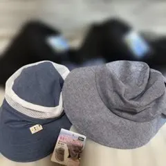 미사용 UV 케어 밀짚 스타일 농장 모자 원예 모자 4 개 세트