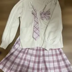 WEGO カーディガン SHEIN チェック柄スカートL 制服セット
