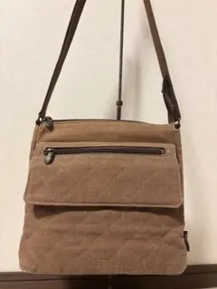 伝統 柿渋染め 柿しぶ染 キルティング ショルダーバッグ ハンドメイド バッグ