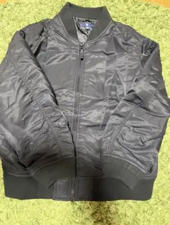 UNIQLO ブラック MA-1 ジャケット130cm