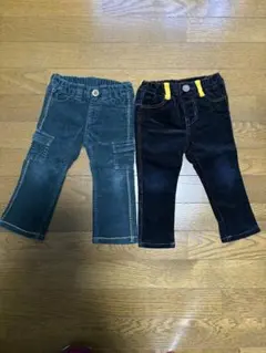 コーデュロイパンツ 2本セット 長ズボン 冬服　90cm ズッカ ビッツ 男の子